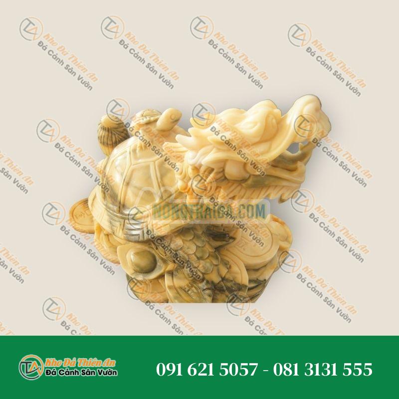 Cặp Rùa Mangon Đá Cẩm Thạch – Phong Thủy Hút Tài – Khodathienan.com