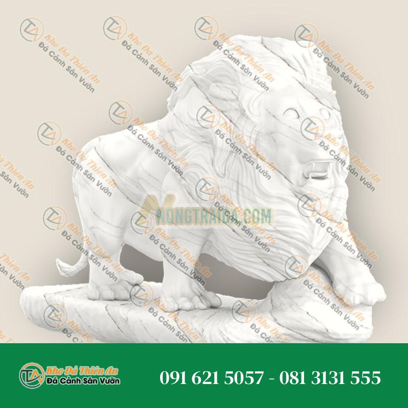 Tượng Sư Tử Đứng – Biểu Tượng Uy Nghi & Bảo Vệ Phong Thủy