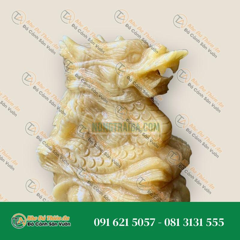 Tượng 12 Con Giáp Phong Thủy Đá Ngọc Hoàng Long – Cao 20cm, Trang Trí Bàn Làm Việc