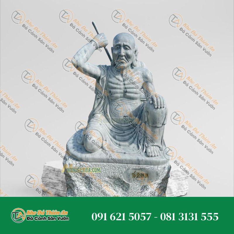 Tượng 18 Vị La Hán Chùa Tây Phương – Đá Trắng – Khodathienan.com