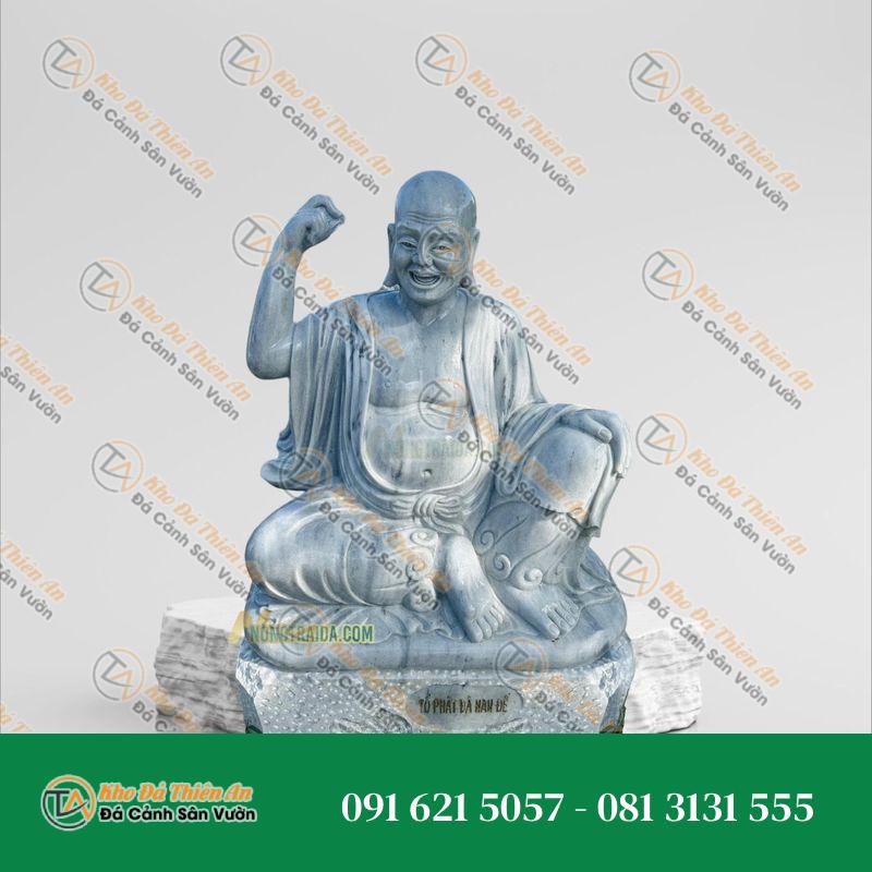 Tượng 18 Vị La Hán Chùa Tây Phương – Sư Tổ Phật Đà Nan Đề Bằng Đá Non Nước