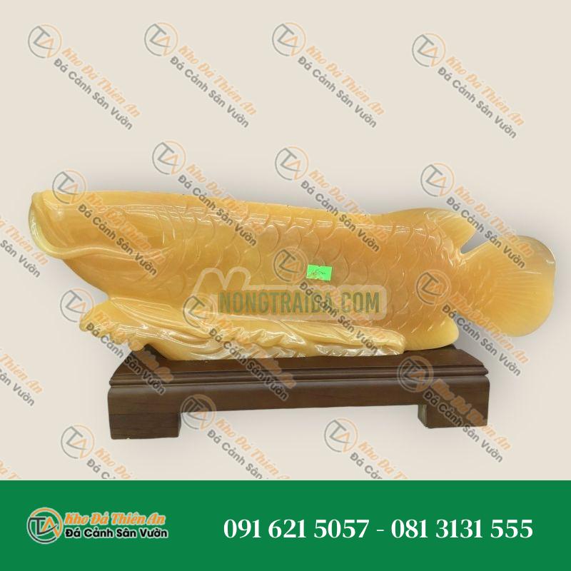 Tượng Cá Rồng Ngọc Hoàng Long 45cm – Kiểu Dáng Hoành Tráng – Khodathienan.com