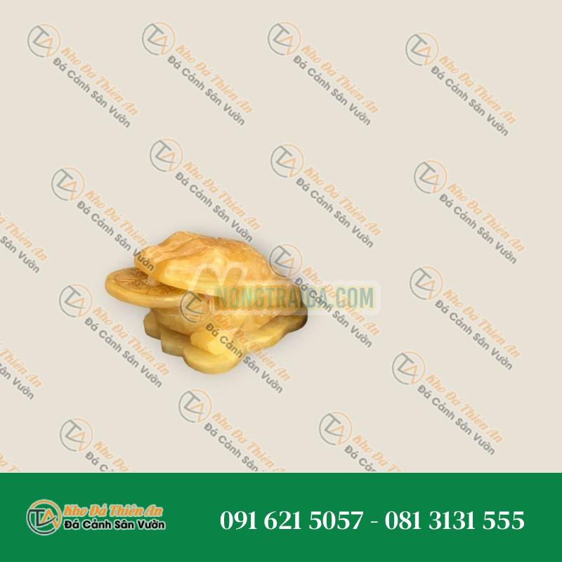 Tượng Thiềm Thừ Đá Ngọc Hoàng Long 10cm – Chiêu Tài Lộc, May Mắn