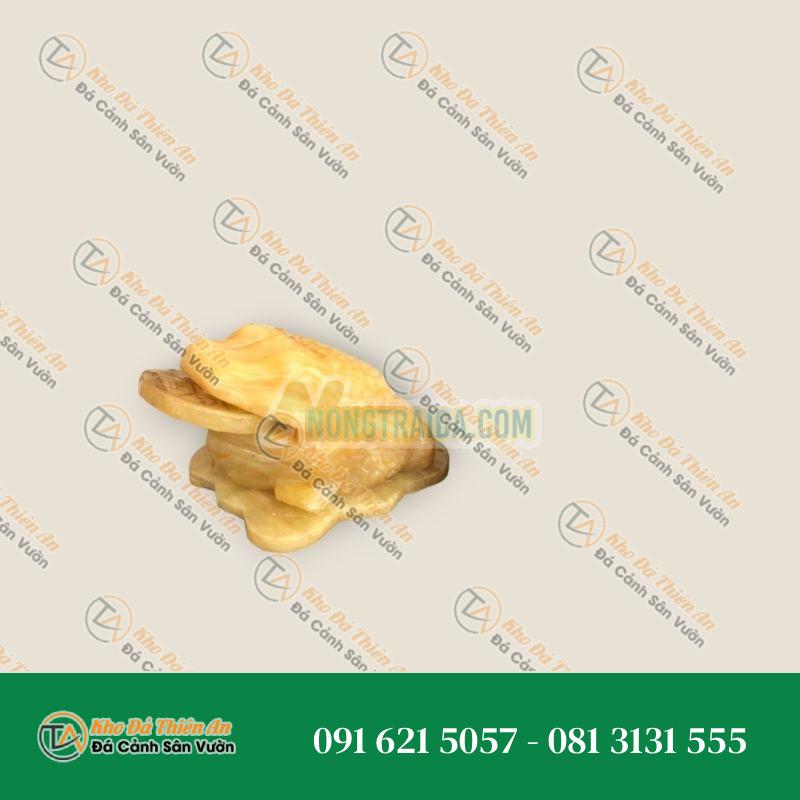 Tượng Thiềm Thừ Đá Ngọc Hoàng Long 11cm – Chiêu Tài Lộc, May Mắn