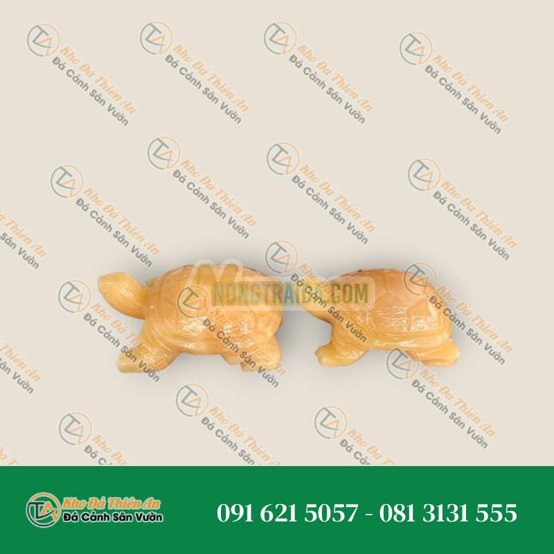 Tượng Rùa Phong Thủy – Đá Ngọc Hoàng Long – 9cm, 10cm, 12cm – Khodathienan.com