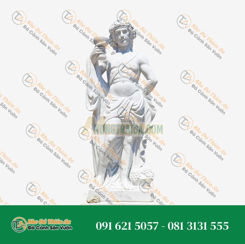 Tượng Đá Cẩm Thạch Dionysus – Kiểu Dáng Cổ Điển, Sang Trọng – Khodathienan.com