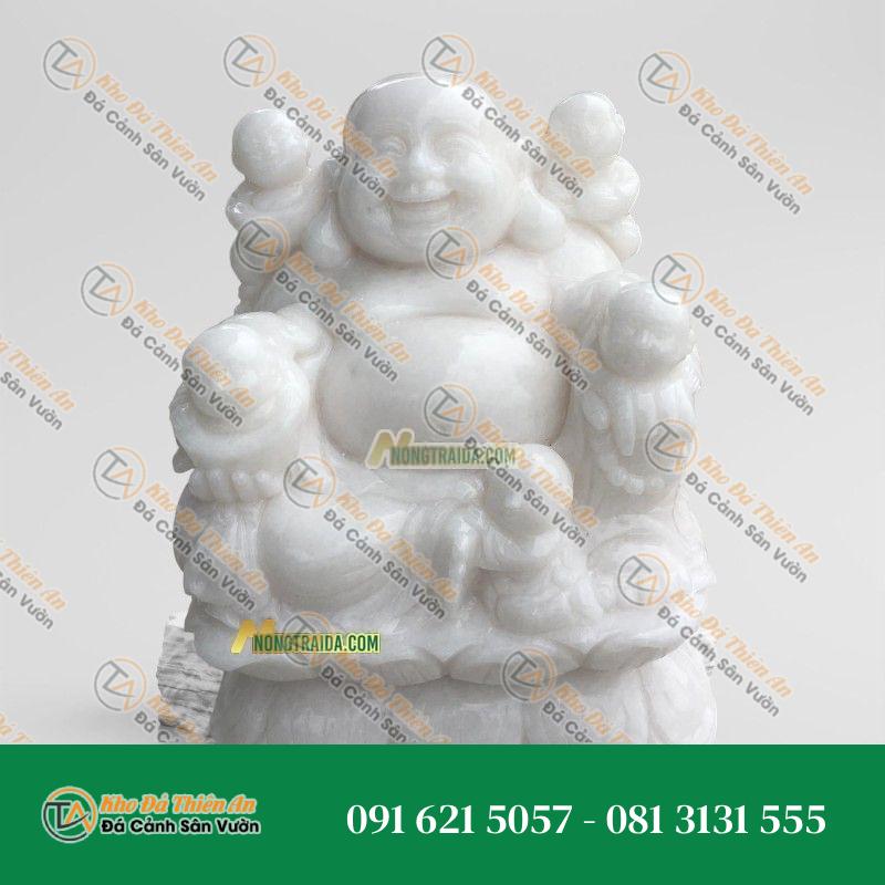 Tượng Phật Di Lặc & 5 Đứa Trẻ Đá Non Nước 124cm, May Mắn, Hạnh Phúc | Khodathienan.com