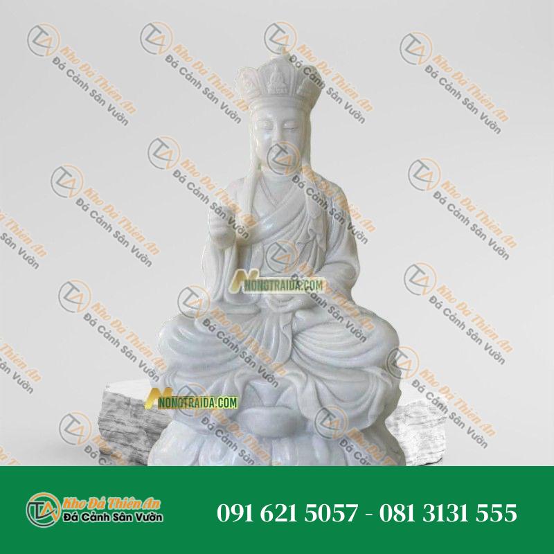 Tượng Địa Tạng Bồ Tát Đứng Đá Vàng Cà Rốt 176cm – Kiểu Dáng Độc Đáo – Khodathienan.com