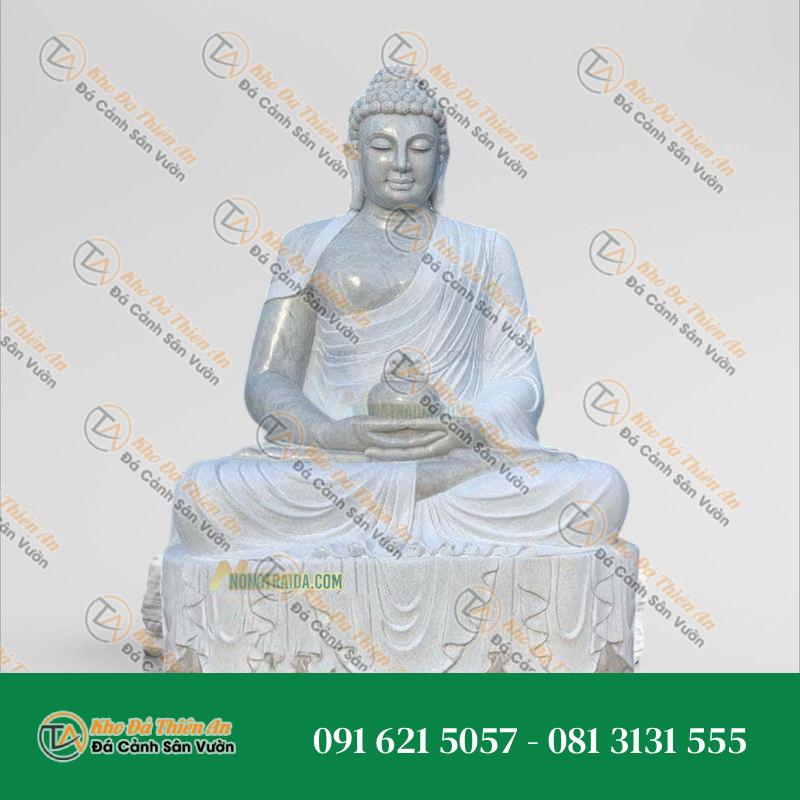 Tượng Đức Phật Dược Sư – Đá Sa Thạch – Cao 75cm | Khodathienan.com