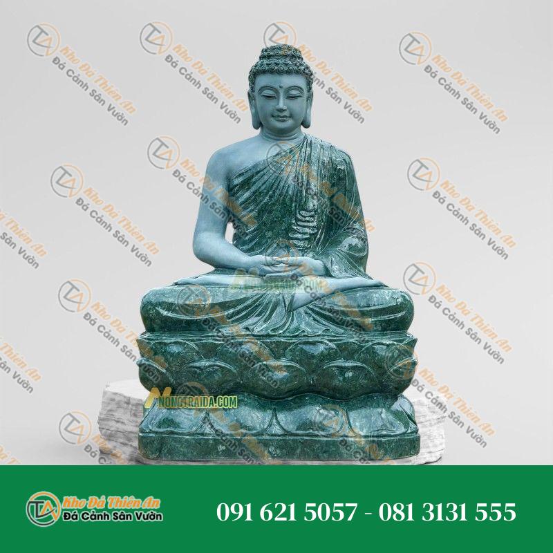 Tượng Đức Phật Thích Ca Đá Xanh Ấn Độ 111cm – Nét Đẹp Nghệ Thuật | Khodathienan.com