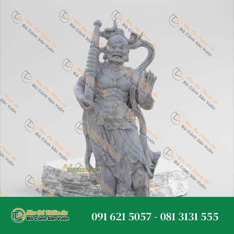 Tượng Kim Cang Lực Sĩ Đá Non Nước 175cm, Kiểu Dáng Tinh Xảo, Sang Trọng | Khodathienan.com
