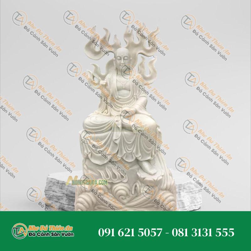 Tượng Mục Kiền Liên Cứu Mẹ Đá Non Nước – 177cm – Khodathienan.com