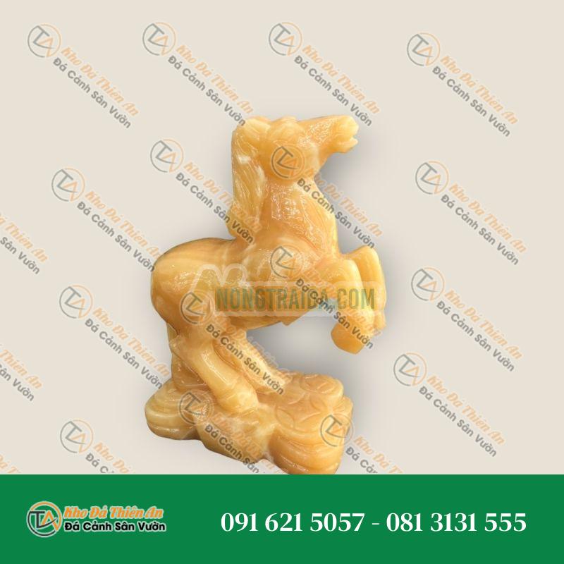Tượng Ngựa Giáp Phong Thủy Đá Ngọc Hoàng Long – Rước Công Danh & Tài Lộc