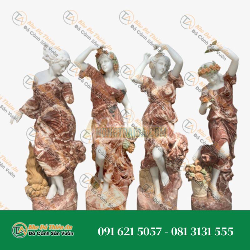 Tượng Nữ Thần Bốn Mùa Khiêu Vũ – Nét Đẹp Nghệ Thuật, Kiêu Sa | Khodathienan.com