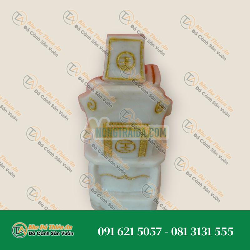Tượng Ông Địa Đá Cẩm Thạch 8×4 Inch – Kiểu Dáng Độc Đáo – Khodathienan.com