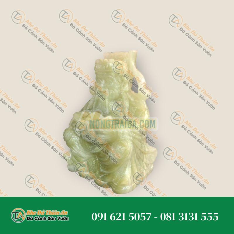 Tượng Thần Tài Kim Tiền – Đá Ngọc Onyx – 15cm – Phong Thủy Thu Hút Tài Lộc, May Mắn | Khodathienan.com