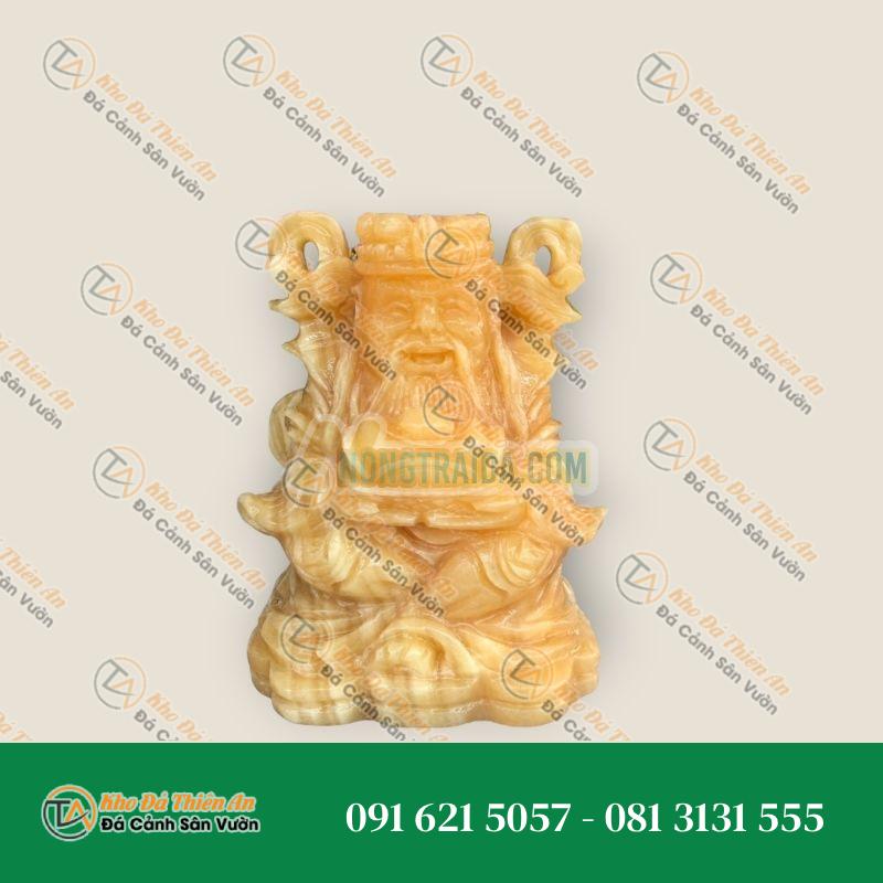 Tượng Ông Thần Tài Kim Tiền, Thần Phát, Thần Tiền Phong Thủy Đá Ngọc Hoàng Long Đặt Bàn Thờ Thần Tài – Cao 15cm Giá Rẻ | Phong Thuỷ