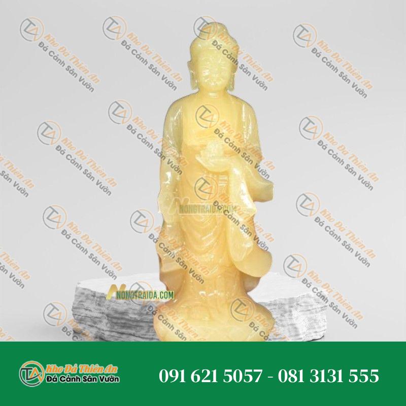 Tượng Phật A Di Đà Để Ô Tô – Ngọc Hoàng Long 16cm | Khodathienan.com