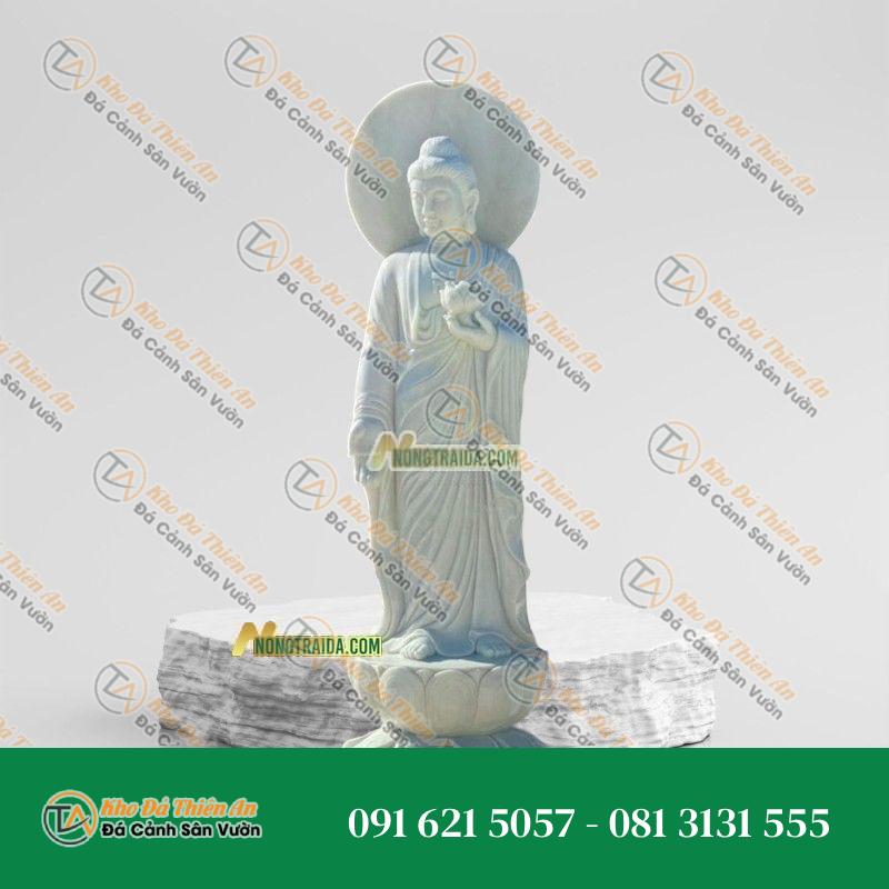 Tượng Phật A Di Đà Tịnh Tông Đá Non Nước 165cm – Nét Đẹp Nghệ Thuật | Khodathienan.com