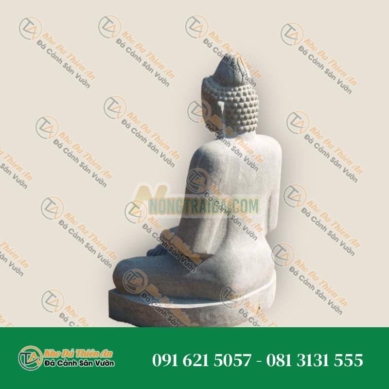 Tượng Phật Bồ Tát – Đá Granite Đen Ấn Độ – 160cm – Điêu Khắc Tay – Khodathienan.com