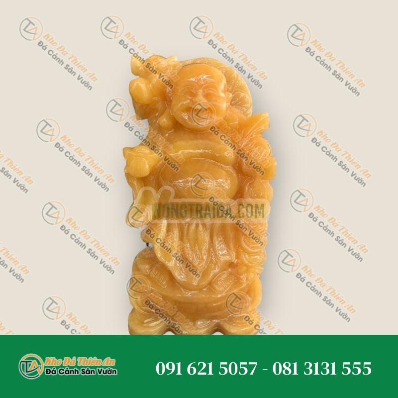 Tượng Di Lặc Gánh Đào Thỏi Vàng Ngọc Hoàng Long 20cm – Chiêu Tài, Hóa Lộc | Khodathienan.com