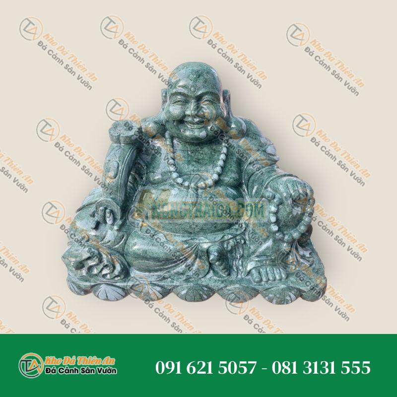 Tượng Phật Di Lặc Túi Tiền Đá Ngọc Ấn Độ 81cm – Phong Thủy May Mắn – Khodathienan.com