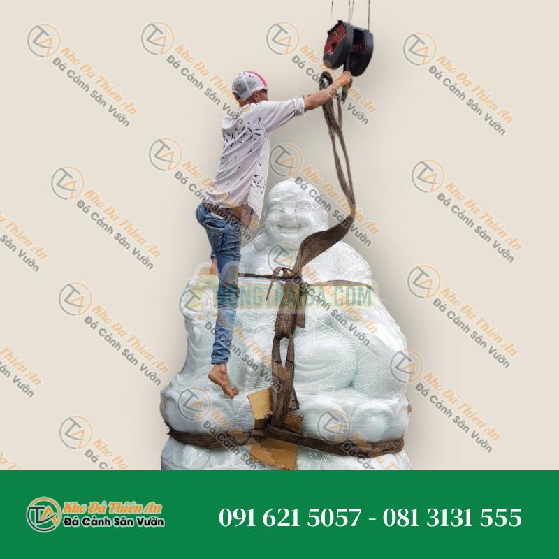 Tượng Phật Di Lặc Trên Bệ Cao 80cm – Kiểu Dáng Hoành Tráng – Khodathienan.com