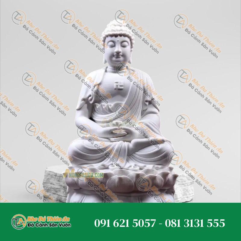 Tượng Phật Dược Sư Đá Non Nước – Cao 73cm – Tâm Linh, Nghệ Thuật | Khodathienan.com