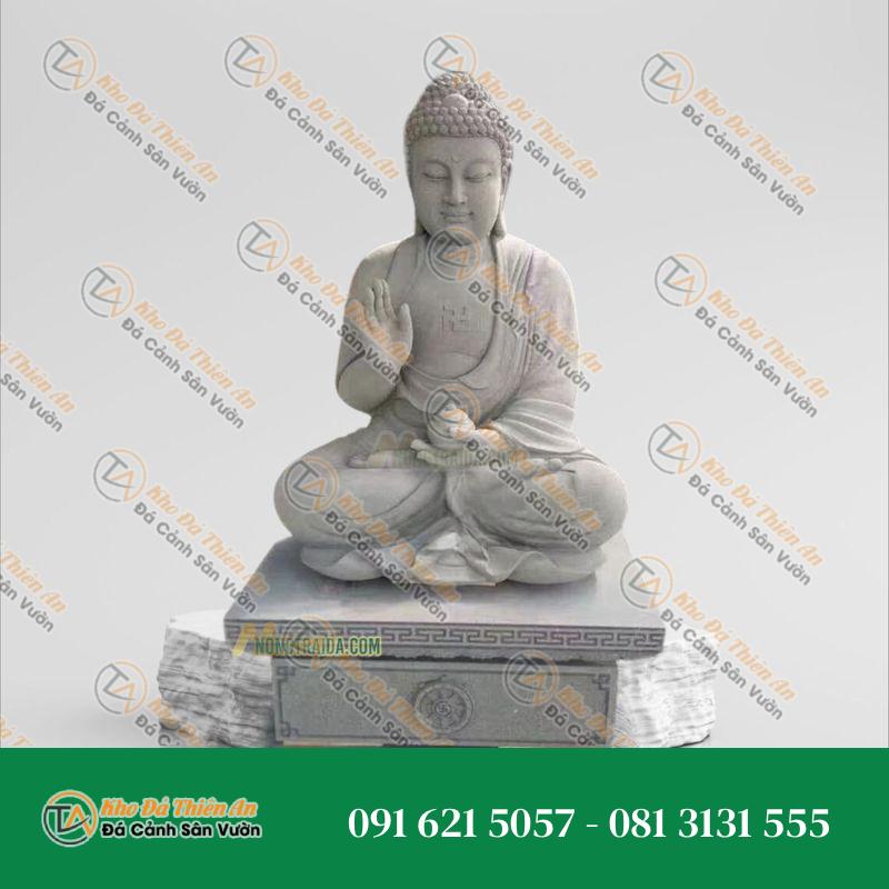 Tượng Phật Dược Sư Đá Sa Thạch – Cao 55cm – Mang Lại Sức Khỏe, Bình An | Khodathienan.com