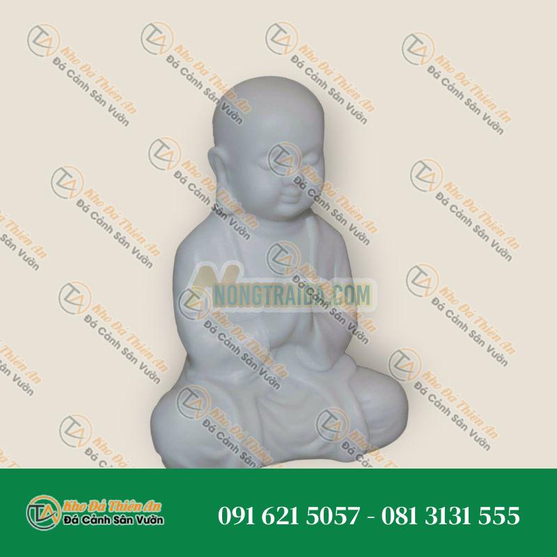 Tượng Phật Em Bé Cầu Nguyện Đá Cẩm Thạch | Tinh Tế & Ý Nghĩa Tâm Linh