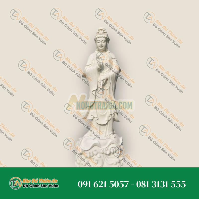 Tượng Phật Quan Âm Bồ Tát Trung Quốc, Tác Phẩm Điêu Khắc Độc Đáo | Khodathienan.com