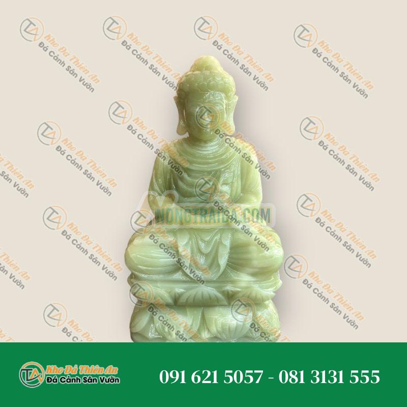 Tượng Phật Thích Ca Đá Ngọc Onyx 30cm – Khodathienan.com