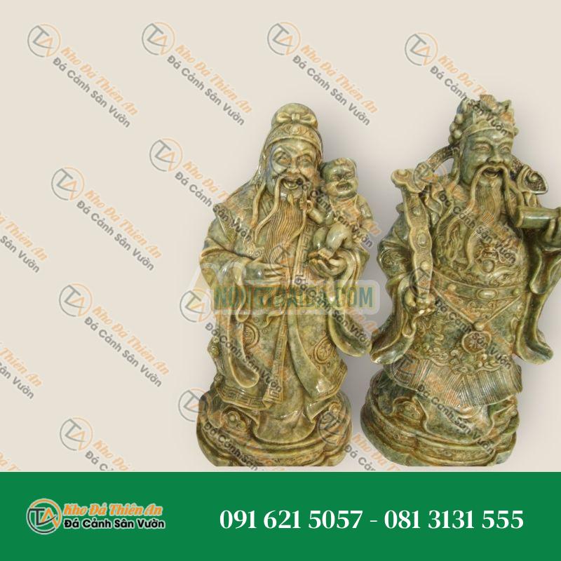 Tượng Phúc – Lộc – Thọ Nhỏ Gọn 12x10cm – Trang Trí Không Gian Sang Trọng – Khodathienan.com
