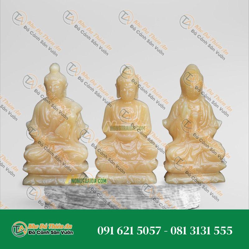 Tượng Tây Phương Tam Thánh Ngọc Hoàng Long 26cm – Bình An, May Mắn | Khodathienan.com