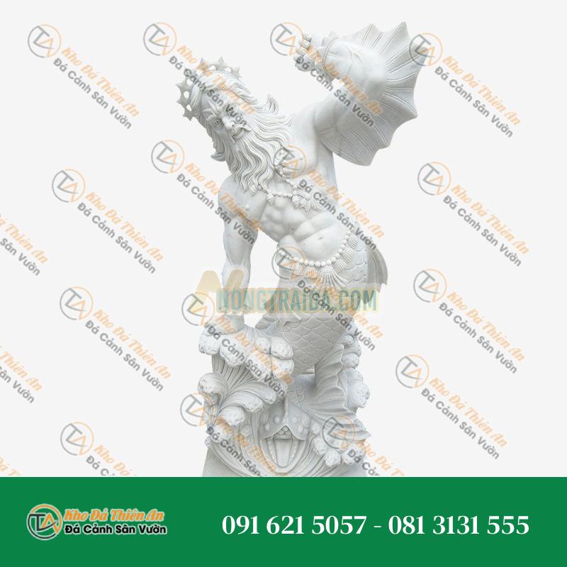 Tượng Thần Triton – Đá Cẩm Thạch – Khodathienan.com