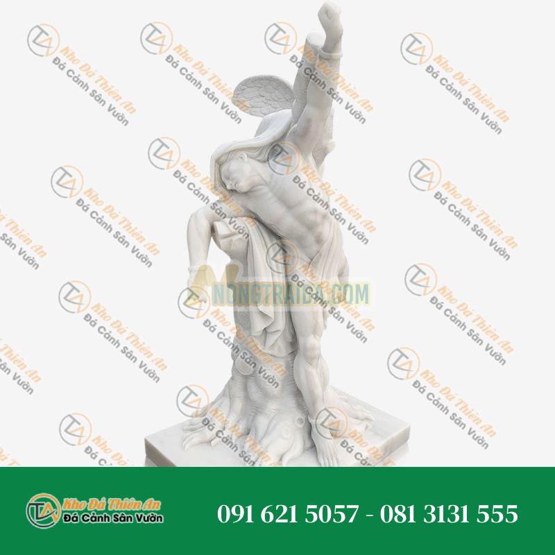 Tượng Thánh Sebastian Đá Cẩm Thạch – Trang Nghiêm & Thiêng Liêng – Khodathienan.com