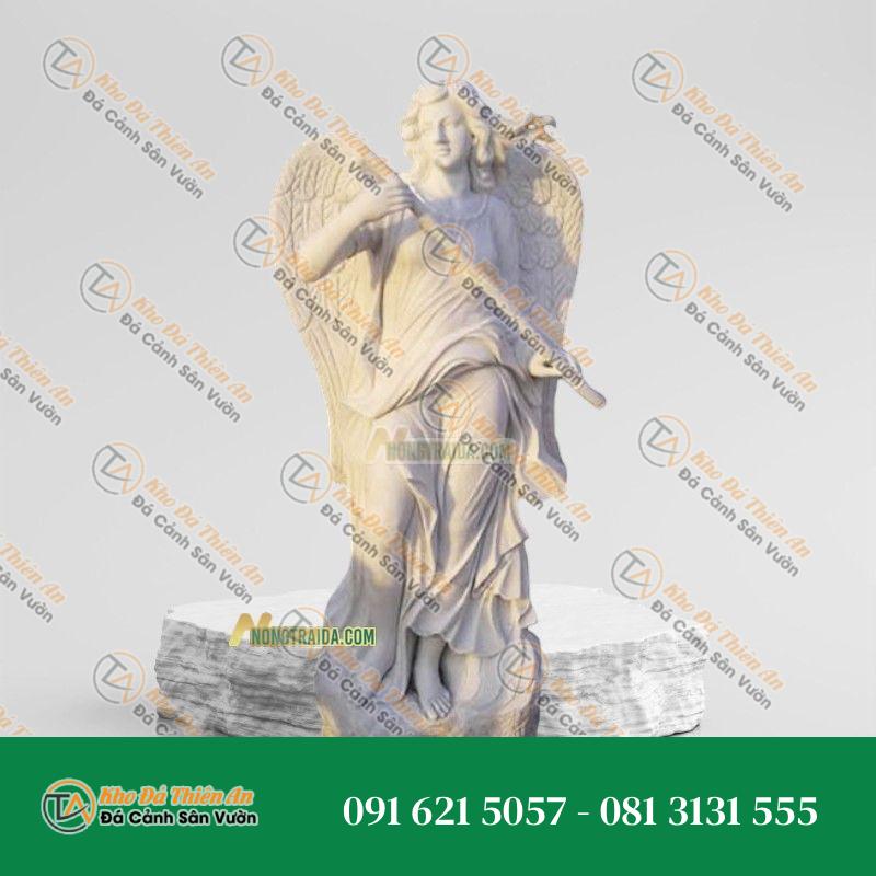 Tượng Thiên Thần Cầm Sáo Trang Trí Sân Vườn 176cm, Nghệ Thuật Độc Đáo | Khodathienan.com
