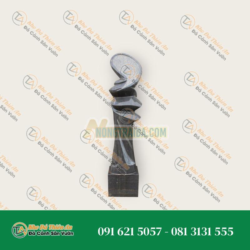 Tượng Trừu Tượng Đá Cẩm Thạch Nero Portoro – 1990 – Kiểu Dáng Độc Đáo – Khodathienan.com